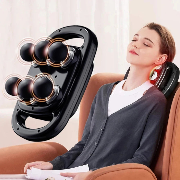 SMR 6-Head Pro Massage Gun — Full Body Deep Tissue Percussion Recovery