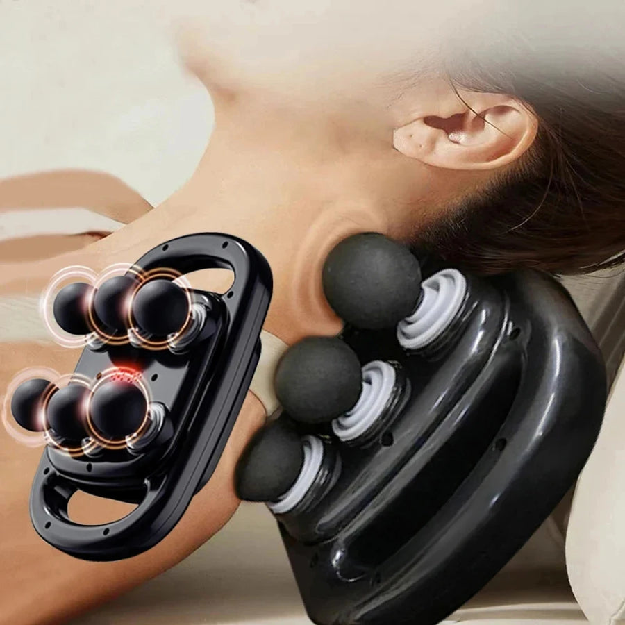 SMR 6-Head Pro Massage Gun — Full Body Deep Tissue Percussion Recovery